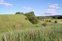 Blick auf dem Wall von Altwartenburg (Bild: Oktavian Bartoszewski)