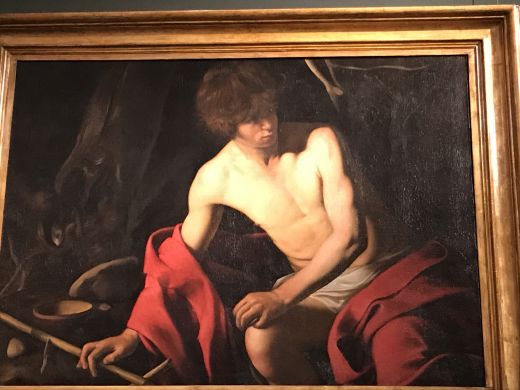 Johannes der Täufer von Caravaggio. Rom