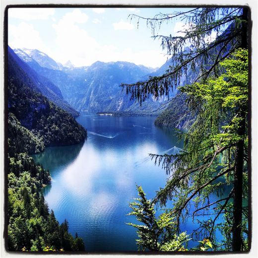 Königssee von der Rabenwand aus gesehen