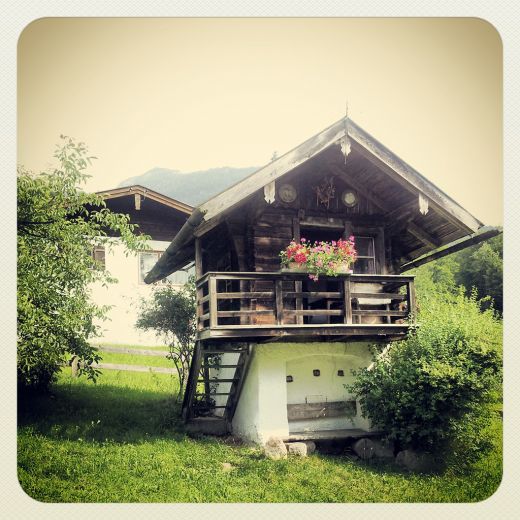 Ein altes Backhaus im Berchtesgadener Land